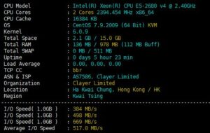 CubeCloud：HKG|五网CN2原生IP|香港 Pro SSD KMV VPS测评-VPS主机小镇