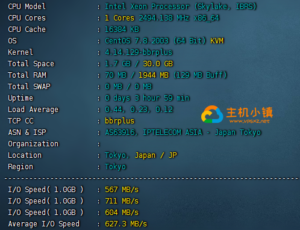 GigsgigsCloud：日本VPS|CN2 GIA|日本机房综合测评，附带GigsgigsCloud优惠码