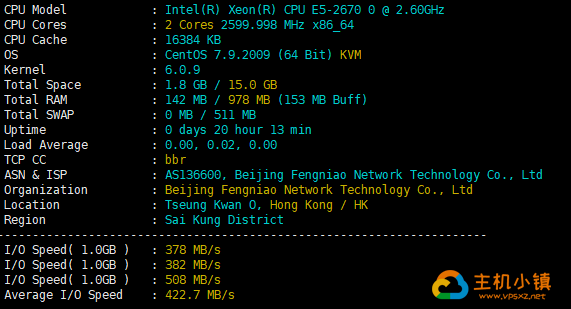 CubeCloud：HKG|lite|SSD KVM 香港大带宽VPS测评-VPS主机小镇