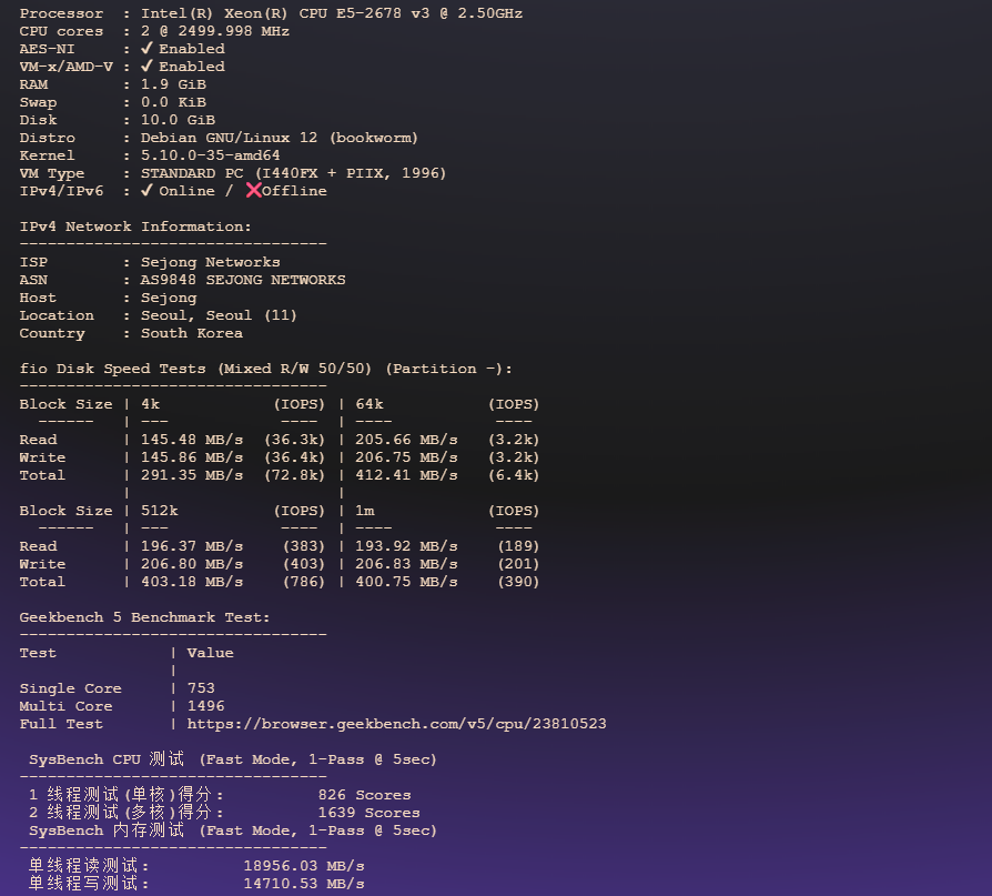图片[1]-Taphip：韩国BGP优化VPS｜原生IP · 稳定Raid10-VPS主机小镇
