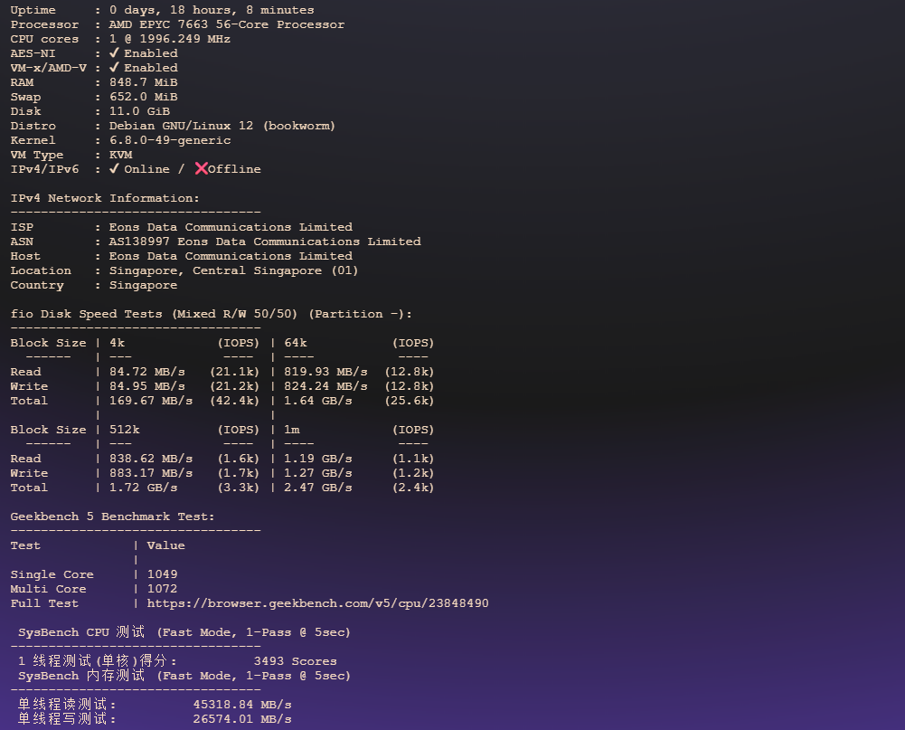 图片[2]-Nube.sh（快车道）：新加坡 VPS 深度评测AMD EPYC 高性能架构、低延迟国际回程与全平台流媒体解锁实测报告-VPS主机小镇