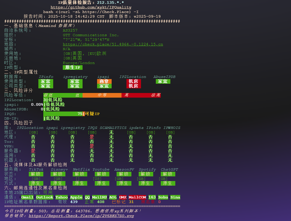 图片[3]-Lisahost：最新英国双ISP住宅IP VPS实测报告——GTT 高速网络接入 + 全流媒体原生解锁，稳定低延迟欧洲节点全面评测-VPS主机小镇