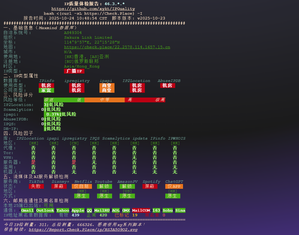 图片[3]-HighEndNetwork:香港VPS 测评：AS49304 节点性能、回程与流媒体解锁全解析-VPS主机小镇