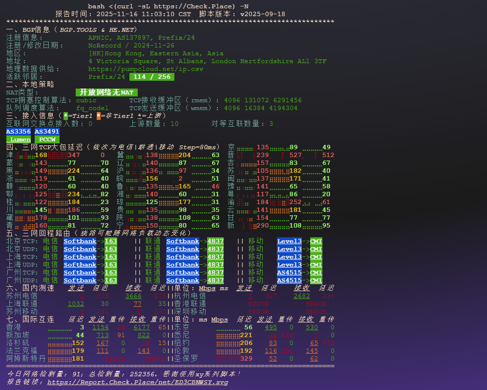 图片[5]-PumpCloud：香港VPS性能分析报告-流媒体解锁与IP信誉评估-VPS主机小镇