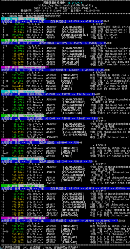 图片[6]-CstoneCloud：VPS 性能测试与 IP 信誉分析报告：美国 Cogent 网络、流媒体解锁与回程路由评估-VPS主机小镇